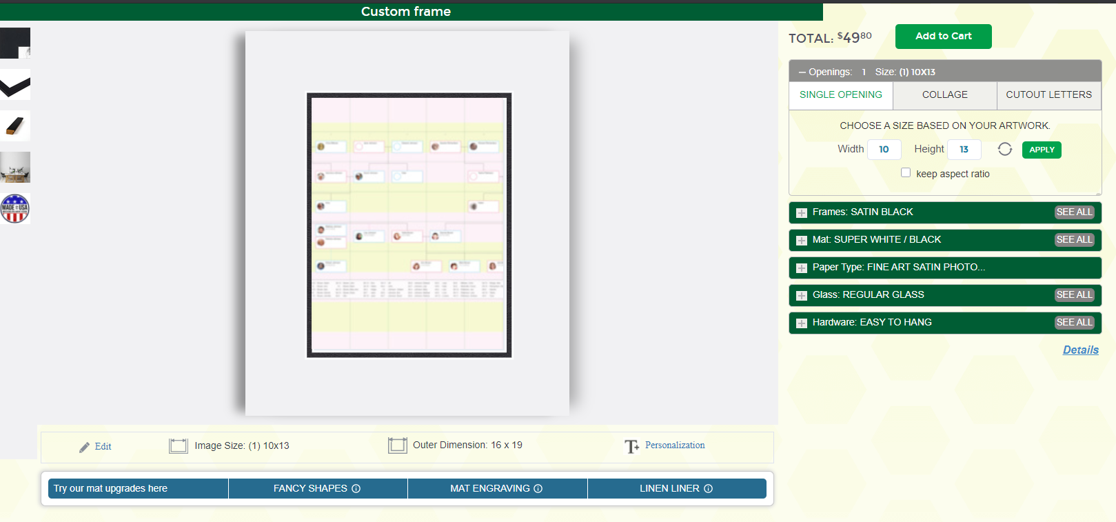 Family Tree Chart Maker Online: Custom Framing Family Tree Chart Maker Online: Custom Framing