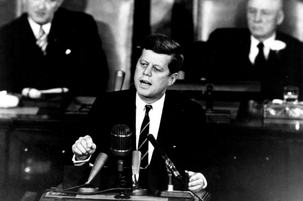 president John F Kennedy