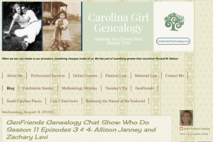 Carolina Girls Genealogy 