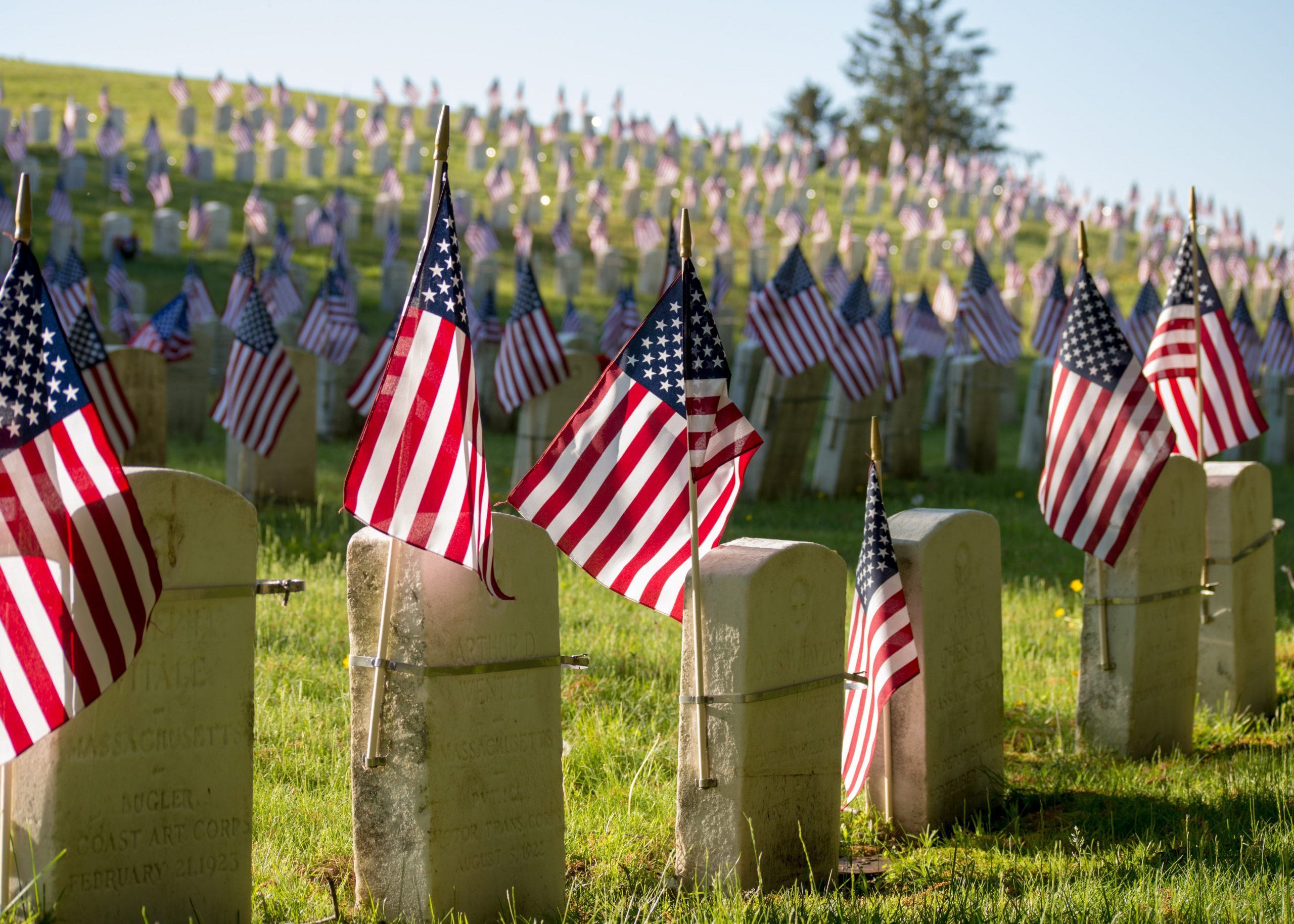 memorial day flags