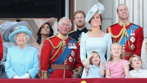 King Charles III and his family