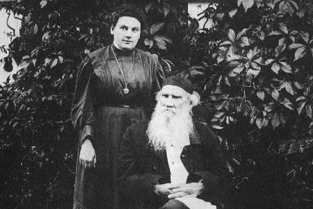 Alexandra Lvovna Tolstaya and Lev Tolstoy
