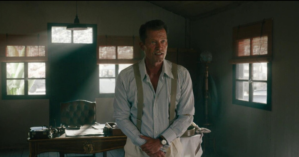 Til Schweiger as Rolf in The Ministry of Ungentlemanly Warfare