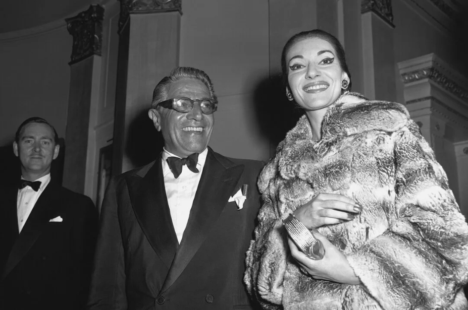 Aristotle Onassis and Maria Callas